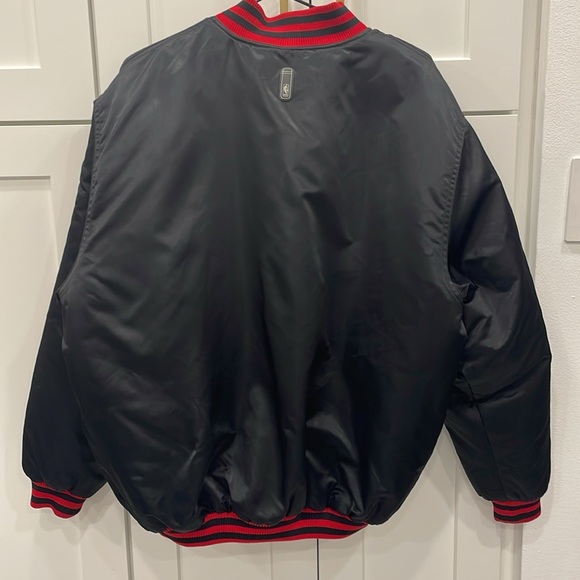 Y2K 2000s NBA Fusion Reebok Philadelphia 76ers Bomber Jacket - Picture 7 of 14